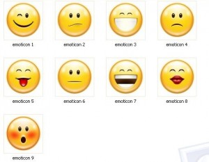 emoticoane galbene